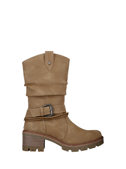 Josef Seibel Westland Geri 06 Block Heel Boots, Light Brown, Light Brown