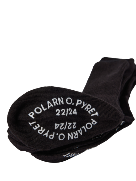 Polarn O. Pyret Baby Ankle Socks, Pack of 3, Black - view 2, Black