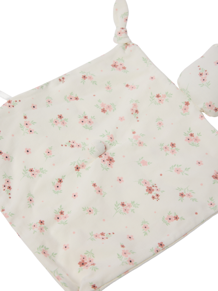 Polarn O. Pyret Baby Bear Comfort Blanket, Egret - view 2, Egret
