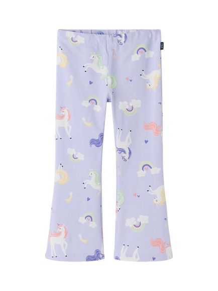 Polarn O. Pyret Kids' Play Flared Leggings, Purple