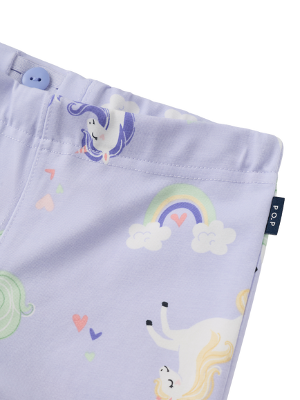 Polarn O. Pyret Kids' Play Flared Leggings - view 2, Purple
