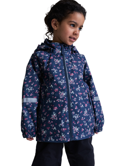 Polarn O. Pyret Kids' Waterproof Shell Jacket, Pink, Pink