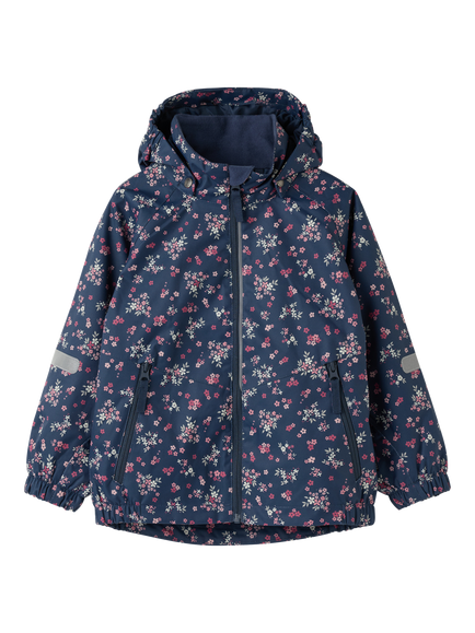 Polarn O. Pyret Kids' Waterproof Shell Jacket, Pink - view 2, Pink
