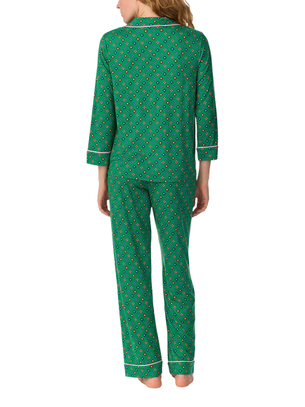 kate spade new york Floral Pyjamas, Green - view 2, Green