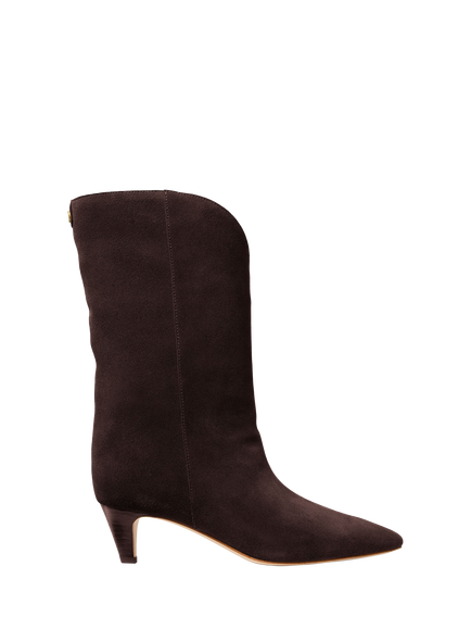 Michael Kors Daniela Suede Boots, Chocolate, Chocolate