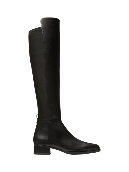 Michael Kors Lex Knee High Leather Riding Boots, Black, Black