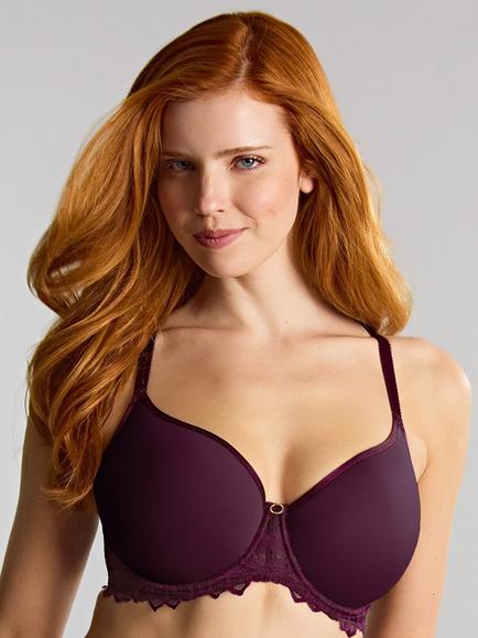 Panache Allure Spacer Bra, Plum, Plum
