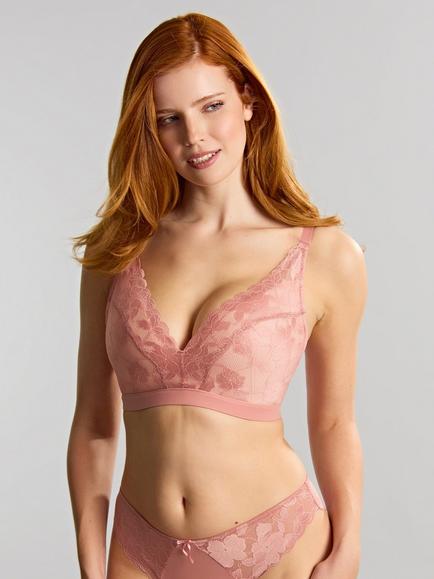 Panache Amour Non Wired Bra, Rose Pink, Rose Pink
