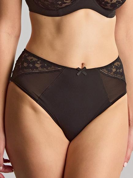 Panache Celeste High Waist Knickers, Black