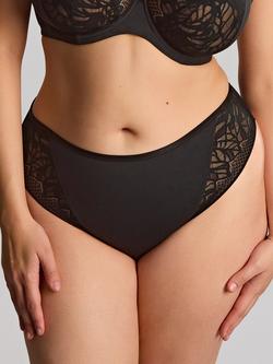 Panache Sculptresse Sophia Brazilian Briefs, Black, Black