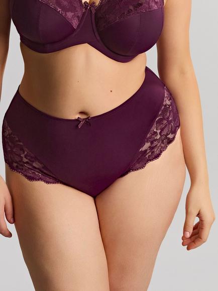 Sculptresse Amara High Waist Knickers, Plum, Plum