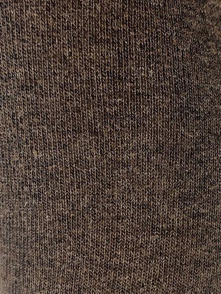 John Lewis 280 Denier Cotton Rich Marl Tights - view 2, Chocolate