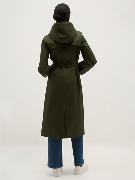 Hobbs Felicia Waterproof Longline Jacket, Green - view 2, Green
