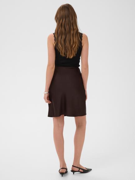 KAFFE KAhill Mid-Rise Pencil Skirt, Coffee Bean - view 2, Coffee Bean