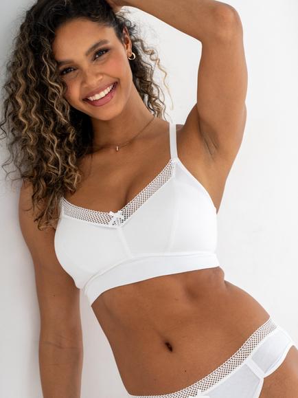 Pour Moi Love to Lounge Bra, White