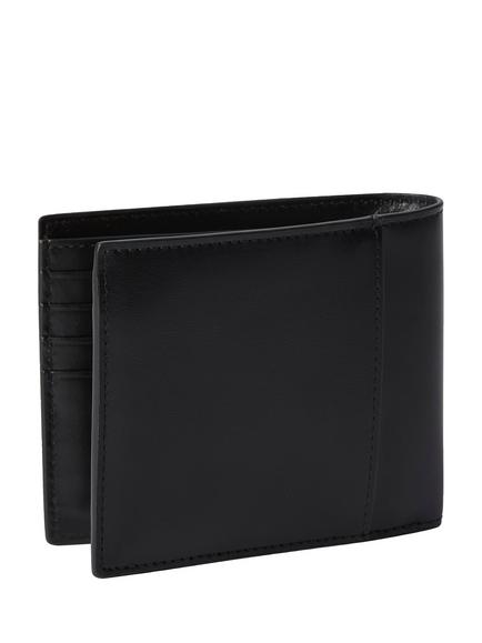 Calvin Klein Leather RFID Billfold Wallet, Black - view 2, Black