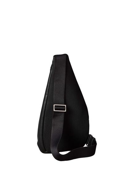 Calvin Klein Micro Pebble Faux Leather Sling Bag, Black - view 2, Black