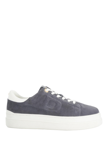 Dune London Eden Suede Chunky Trainers, Dark Grey, Dark Grey