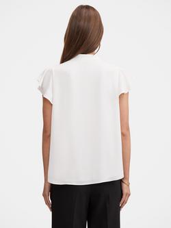 Forever New Jennie Trim Detail Blouse, Porcelain - view 2, Porcelain