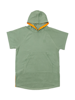 Red Kids' QD Changing Robe, Admiral Blue, Sage Green
