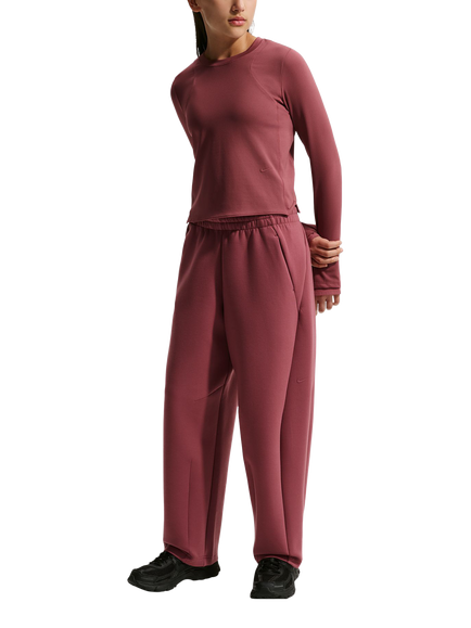Nike Kids' MAVN High-Rise Therma-FIT Knit Joggers, Pink Smoke/Black, Pink Smoke/Black