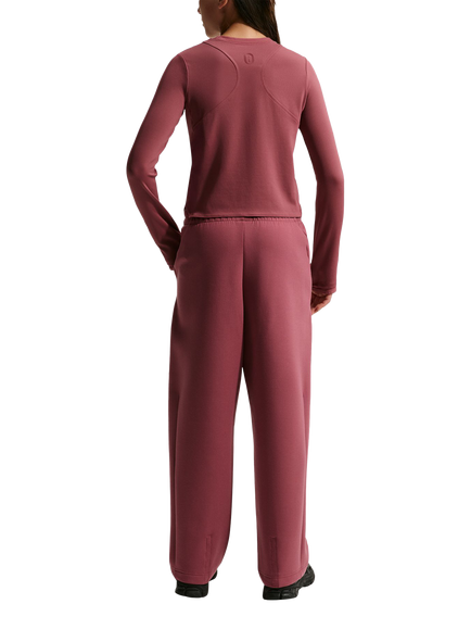 Nike Kids' MAVN High-Rise Therma-FIT Knit Joggers, Pink Smoke/Black - view 2, Pink Smoke/Black