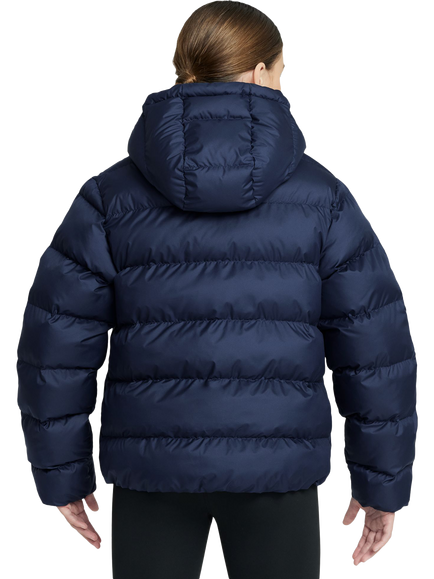 Nike Kids' All Day Play Therma-FIT Loose-Fit Puffer Jacket, Midnight Navy/White - view 2, Midnight Navy/White