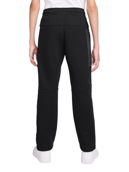 Nike Kids' Sportswear Tech Fleece Open-Hem Trousers, Black - view 2, Black
