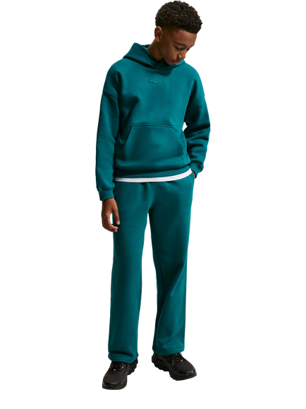 Nike Kids' Club Fleece Oversized Hoodie, Bright Spruce/Energy