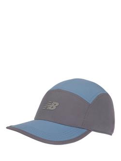 New Balance 5 Panel Performance Cap, Heron Blue, Heron Blue