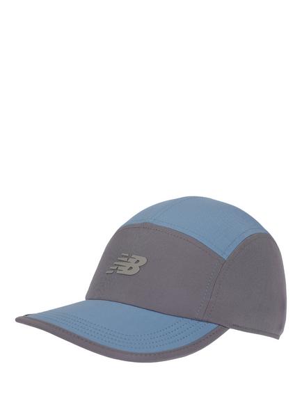 New Balance 5 Panel Performance Cap, Heron Blue, Heron Blue