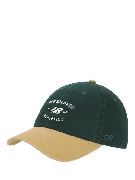New Balance 6 Panel Athletics Hat, Nordic Grn/Quicksnd, Nordic Grn/Quicksnd