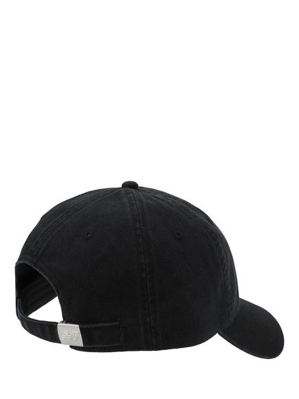 New Balance 6 Panel Flying Stacked Logo Hat, Black - view 2, Black