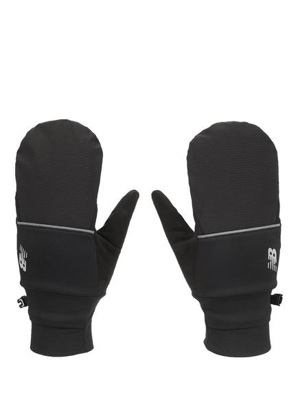 New Balance Convertible Performance Gloves, Black, Black