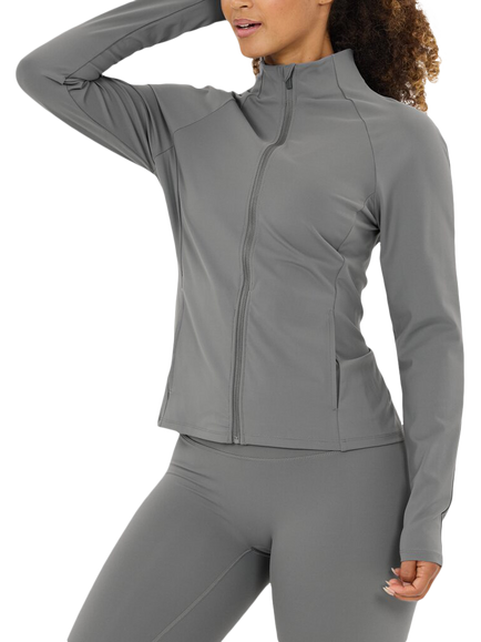 Athlecia Women's Emarri Full Zip Training Jacket, Poppy Seed