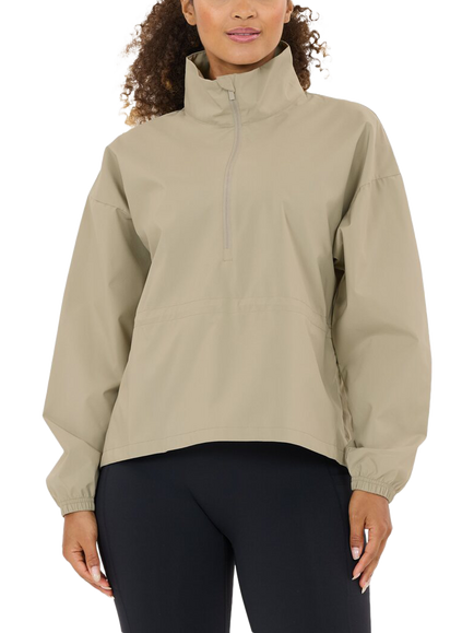 Athlecia Women's Half Zip Jacket, Laurel Oak, Laurel Oak