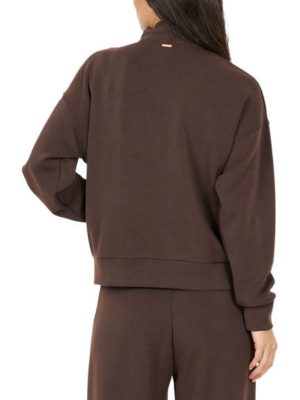 Athlecia Jillnana Half Zip Sweatshirt - view 2, Chocolate Torte