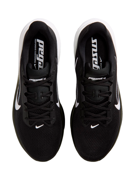 Nike Air Zoom Pegasus 42 Mesh Men's Sports Shoes, Blk/Wht/Phot Dust - view 2, Blk/Wht/Phot Dust