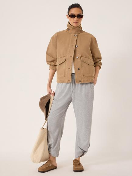 HUSH Elara Utility Jacket, Stone Brown - view 2, Stone Brown
