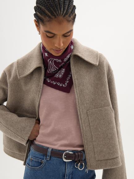 HUSH Nerise Wool Blazers, Oatmeal, Oatmeal