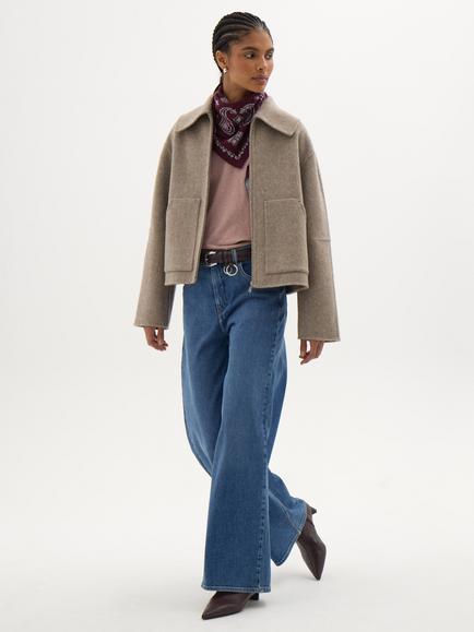 HUSH Nerise Wool Blazers, Oatmeal - view 2, Oatmeal