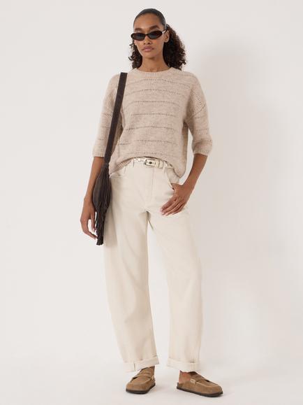 HUSH Arlette T-Shirt, Oatmeal - view 2, Oatmeal