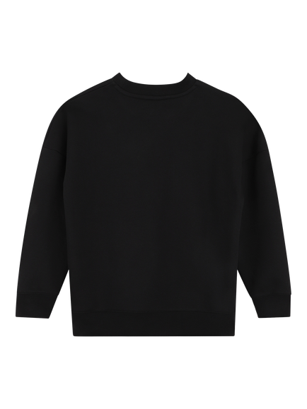 BOSS Kids' Fleece Crew Neck Sweatshirt - view 2, Black