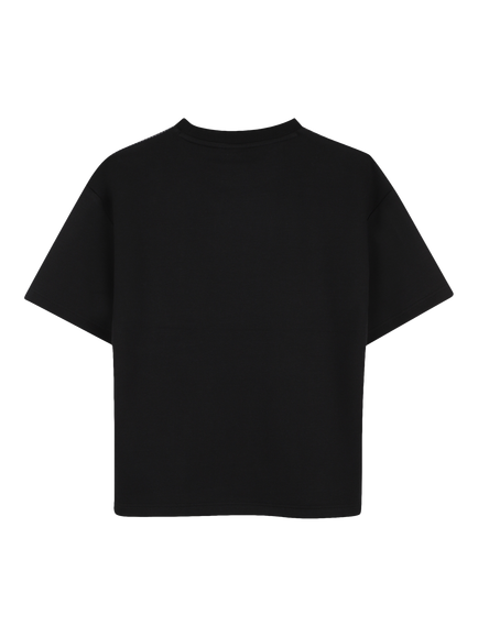 BOSS Kids' Oversized Graphic Print T-Shirt - view 2, Black