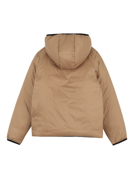 BOSS Kids' Reversible Hooded Jacket, Cookie - view 2, Cookie