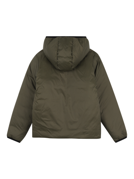 BOSS Kids' Reversible Hooded Jacket, Olive Night - view 2, Olive Night