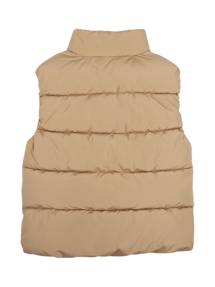 BOSS Kids' Sleeveless Puffer Gilet, Cookie - view 2, Cookie