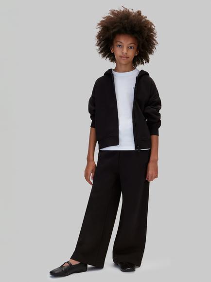 Calvin Klein Kids' Wide Leg Drawstring Joggers, Black, Black