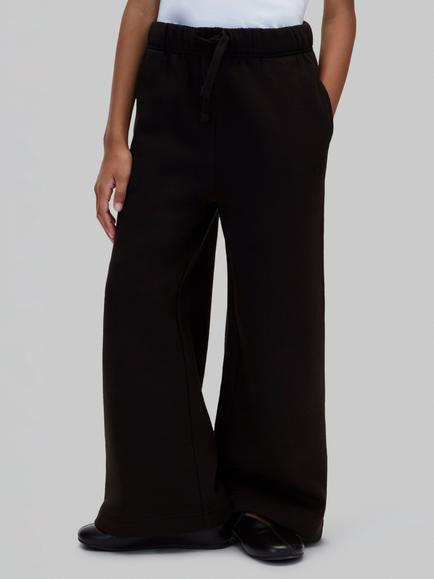 Calvin Klein Kids' Wide Leg Drawstring Joggers, Black - view 2, Black
