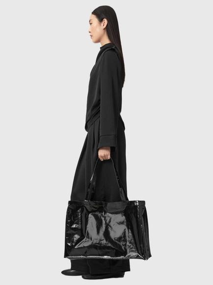 AllSaints Coated Tote Bag, Black - view 2, Black